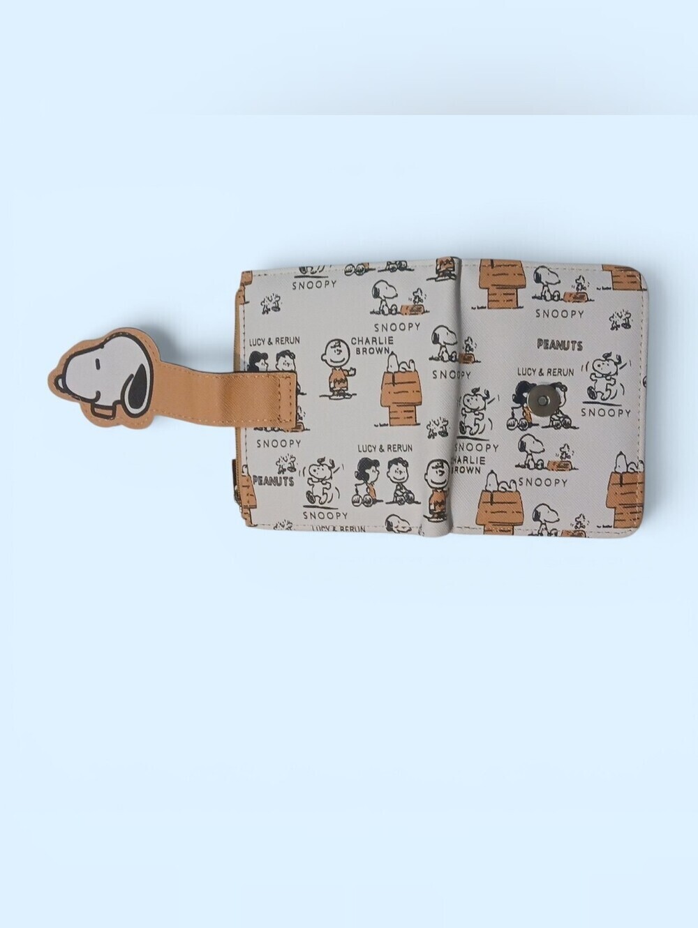Peanuts -NWT, Snoopy & Friends Wallet, 3 Slots for Cards - Picture 2 of 12